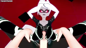 Hazbin Hotel Carmilla Carmine Gives You A Footjob Hentai POV