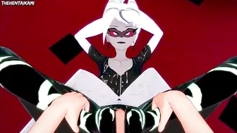 Hazbin Hotel Carmilla Carmine Gives You A Footjob Hentai POV