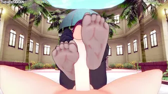 Honkai Star Rail Kafka Gives You A Footjob Hentai POV