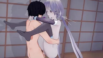 Luo Tianyi Hentai Sex Vocaloid Mmd 3D Purple Eyes Color Edit Smixix