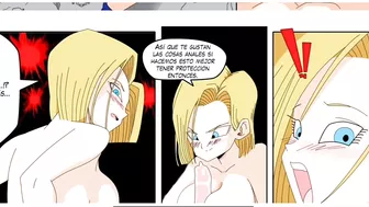 Goku entrena con Android numero 18 y es follada -Dragon Ball hentai