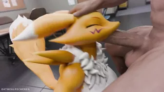 Hot furry digimon fucked hard