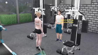 Gym slut get pounded: Sims 4