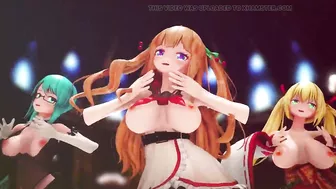 Mmd R-18 Anime Girls Sexy Dancing Clip 331