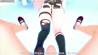 Nicole Demara from Zenless Zone Zero Gives You A Footjob Hentai POV