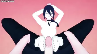 Chainsaw Man Reze Gives You A Footjob Hentai POV