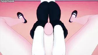 Chainsaw Man Reze Gives You A Footjob Hentai POV