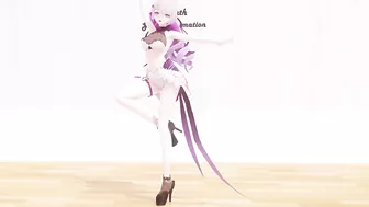 【MMD R-18】The sexy Bronya Zaychik from Honkai Impact dances Mister