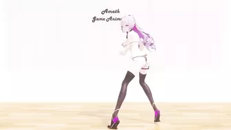 【MMD R-18】The sexy Bronya Zaychik from Honkai Impact dances Mister