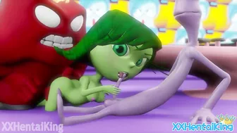 Inside Out 2 Disgust Threesome Sex with Anger And Fear