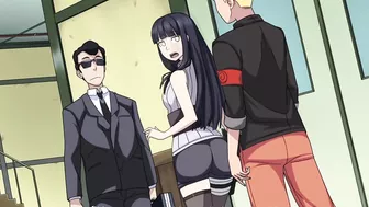 Testing Hinata's Huge Tits after a Negotiation - Kunoichi Trainer