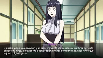 Testing Hinata's Huge Tits after a Negotiation - Kunoichi Trainer