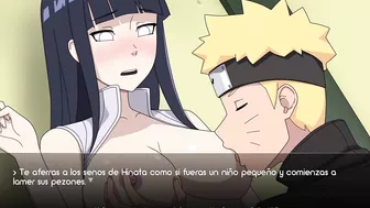 Testing Hinata's Huge Tits after a Negotiation - Kunoichi Trainer