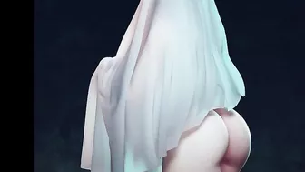 Ryanreos Sexy Girl Dressed as a Ghost Addicted to Rough Sex Tight Pussy