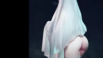 Ryanreos Sexy Girl Dressed as a Ghost Addicted to Rough Sex Tight Pussy