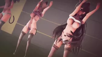 Mmd R-18 Anime Girls Sexy Dancing Clip 345