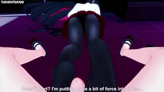 Ha Yuri Zahard from Tower of God Gives You A Footjob Hentai POV