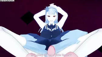 White Clone from Tower of God Gives You A Footjob Hentai POV