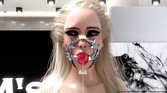 Teen in Metal Bondage Gagged!