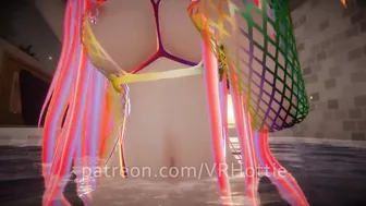 Bondage Raver Nipple Piercings Humps Rides With Bone In The Pool Pov Lap Dance