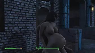 Ghoul got pregnant. Half-zombie gently fuck a woman from behind | Fallout 4 sex