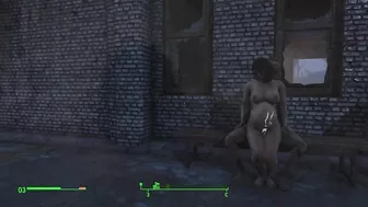 Ghoul got pregnant. Half-zombie gently fuck a woman from behind | Fallout 4 sex