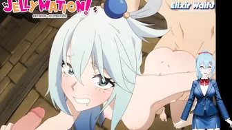 ???? omg she looks like me!! SPITROASTED. | Konosuba Aqua HENTAI react!