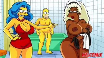 Fucking the big butt housemaid - The Simptoons Simpsons porn