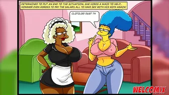 Fucking the big butt housemaid - The Simptoons Simpsons porn