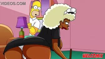 Fucking the big butt housemaid - The Simptoons Simpsons porn