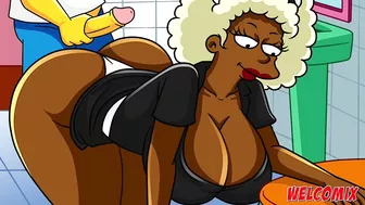 Fucking the big butt housemaid - The Simptoons Simpsons porn