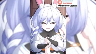 Cute Bunny Girl Amazing Jerking Off And Getting Cum On Face | Furry Hentai 4k 60fps