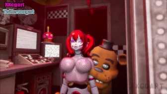 FiveNightsAtFreddys - Circus Baby vs Freddys amazing shot