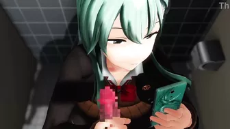 Mmd blowjob