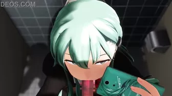 Mmd blowjob