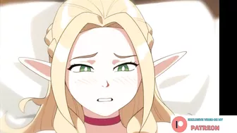 Futanari Farin Hot Fucking Cute Elf Marcille And Getting Creampie | Futa Delicious In Dungeon 4k