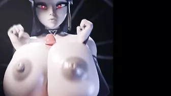 SUCCUBUS POV TITS FUCK AMAZING ANIMATION 4K 60FPS