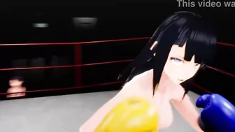 boxing hentai topless