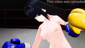 boxing hentai topless