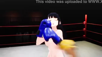 boxing hentai topless