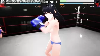 boxing hentai topless