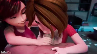 Cass x Helen - two MILFs best animation!