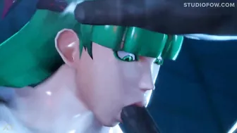 Morrigan Aensland blowjob