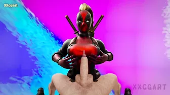 Lady DeadPool woman - Sexy Sex in the Rainbow Space