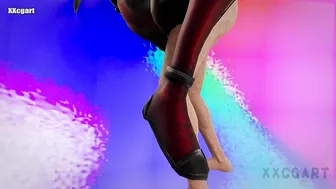 Lady DeadPool woman - Sexy Sex in the Rainbow Space