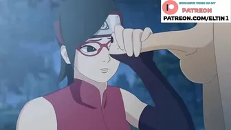 Uchiha Sarada Hot Fucking In Forest And Anal Creampie | Naruto Hentai 4k 60fps