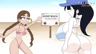 The Nude Beach - KNSFW (Part 1) - Hagen Toons