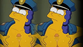 Marge Simpson Infiel Puta compilacion VR Hentai