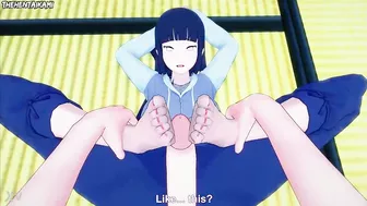 Naruto Hinata Hyuga Gives You A Footjob POV