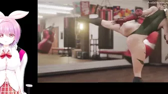 Vtuber reacciona Entrenamiento tentador con Cammy Street Fighte